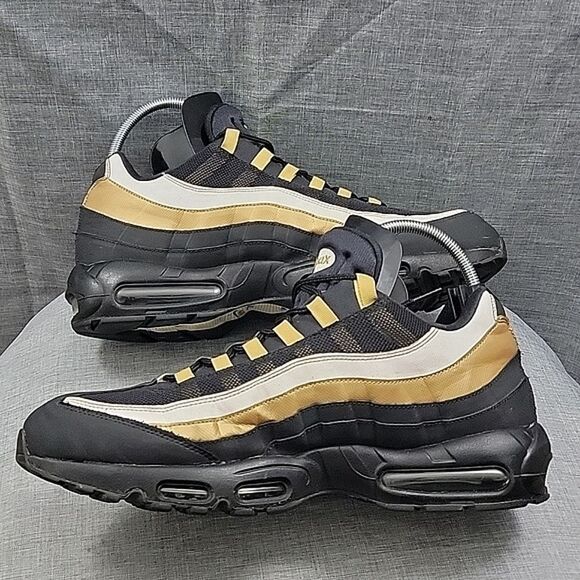Nike Air Max 95 OGBlack Metallic Gold White AT2865-002 Men's 15